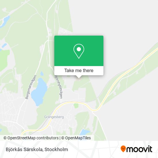 Björkås Särskola map