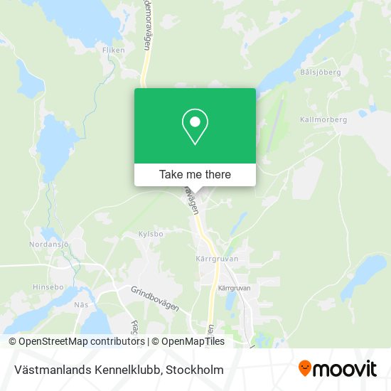 Västmanlands Kennelklubb map