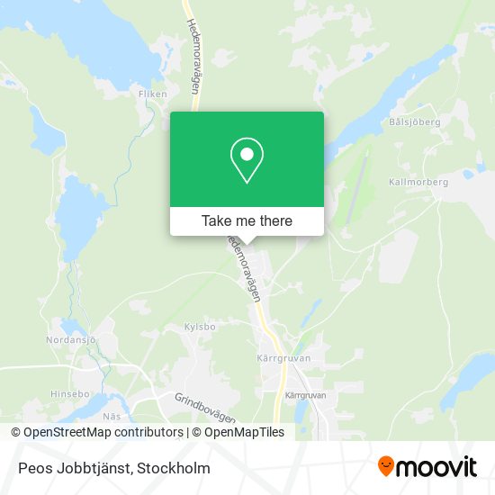 Peos Jobbtjänst map