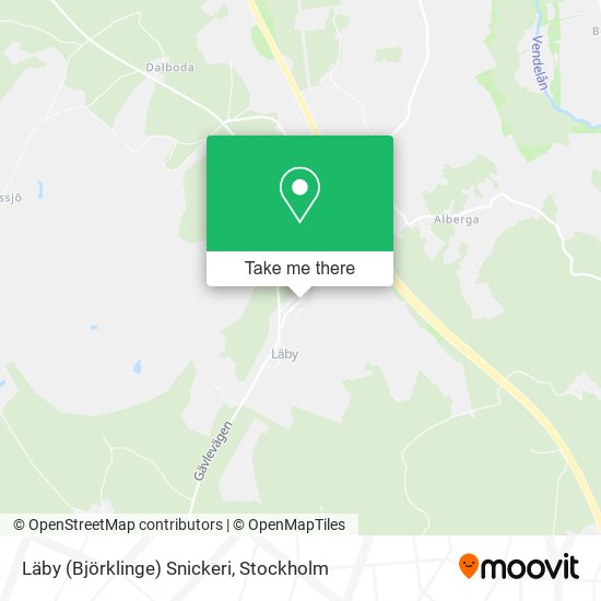 Läby (Björklinge) Snickeri map