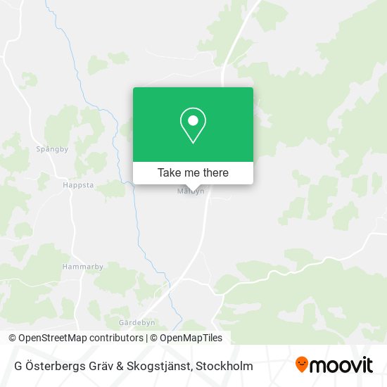 G Österbergs Gräv & Skogstjänst map