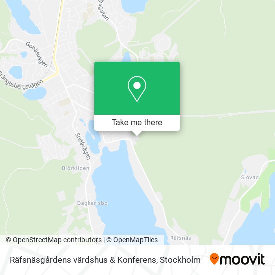 Räfsnäsgårdens värdshus & Konferens map