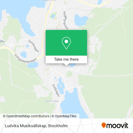 Ludvika Musiksällskap map