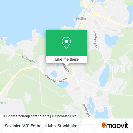 Saxdalen-V/G Fotbollsklubb map