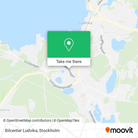 Bilcenter Ludvika map