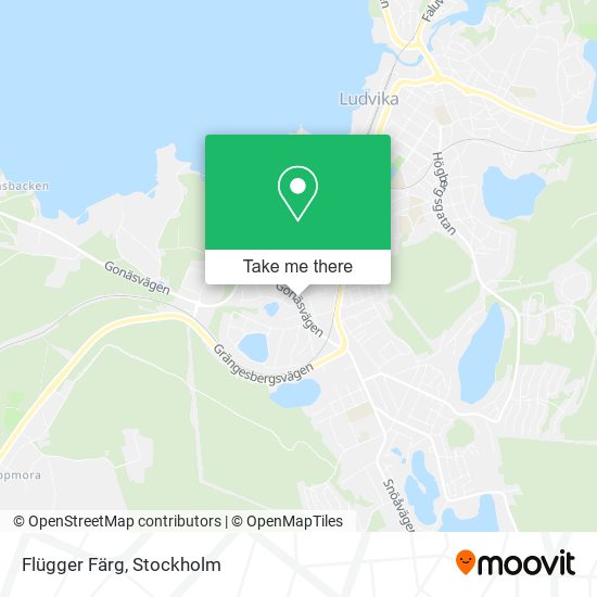 Flügger Färg map
