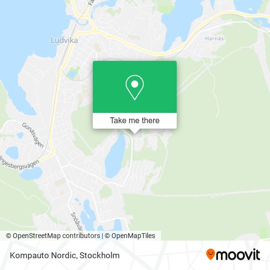 Kompauto Nordic map