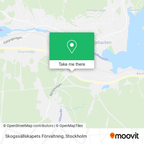 Skogssällskapets Förvaltning map