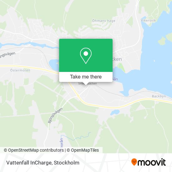 Vattenfall InCharge map