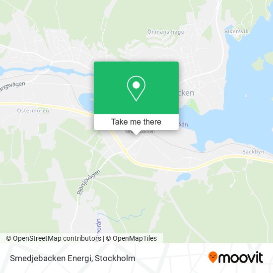 Smedjebacken Energi map