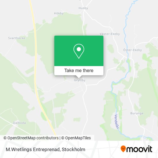 M.Wretlings Entreprenad map