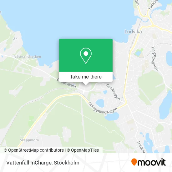 Vattenfall InCharge map