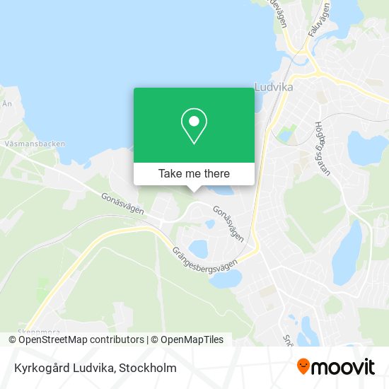 Kyrkogård Ludvika map