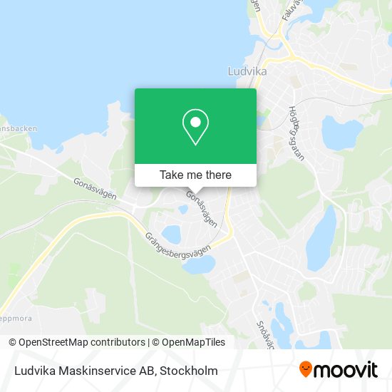 Ludvika Maskinservice AB map