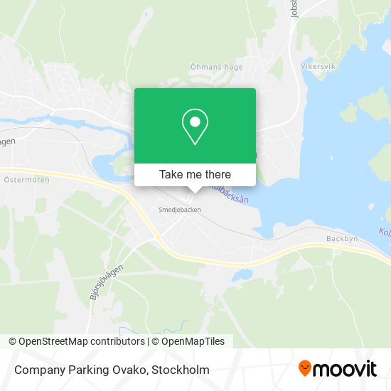 Company Parking Ovako map