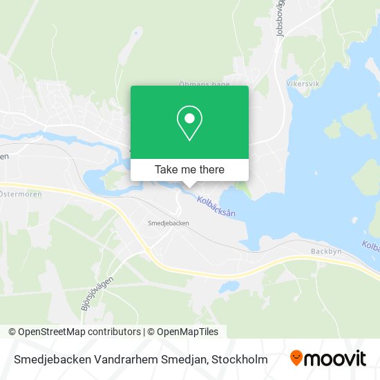 Smedjebacken Vandrarhem Smedjan map