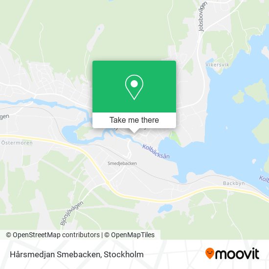 Hårsmedjan Smebacken map