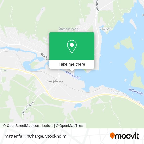 Vattenfall InCharge map