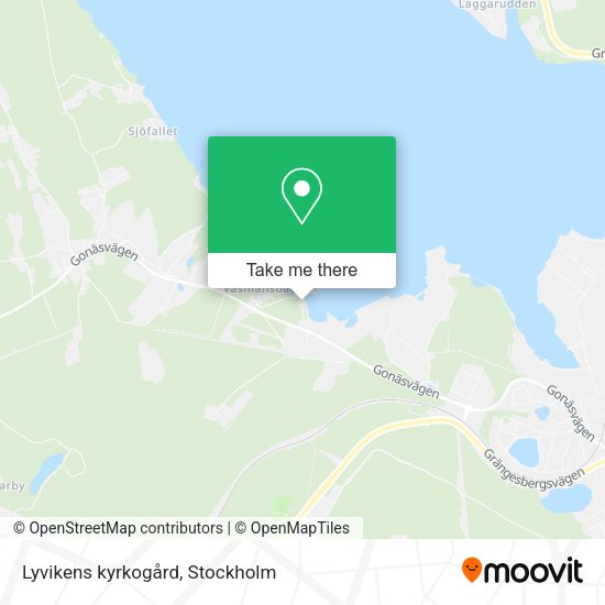 Lyvikens kyrkogård map