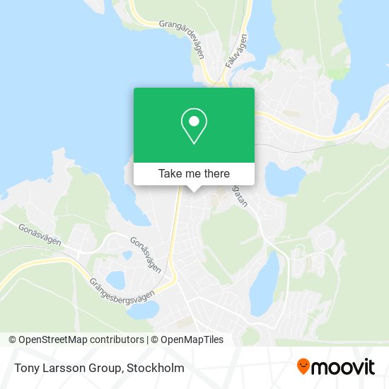 Tony Larsson Group map