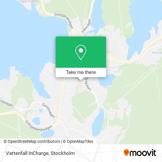 Vattenfall InCharge map