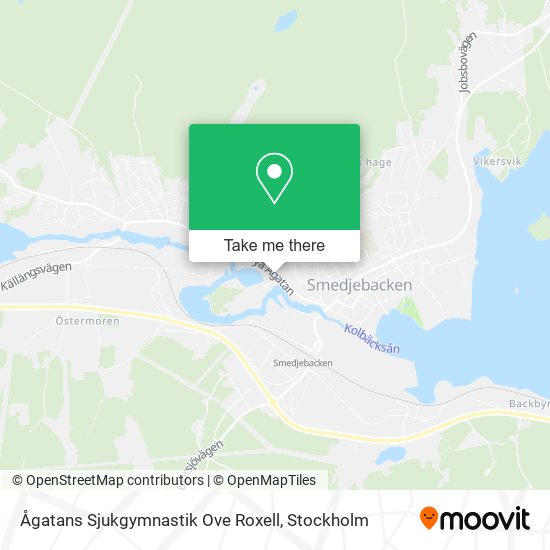 Ågatans Sjukgymnastik Ove Roxell map