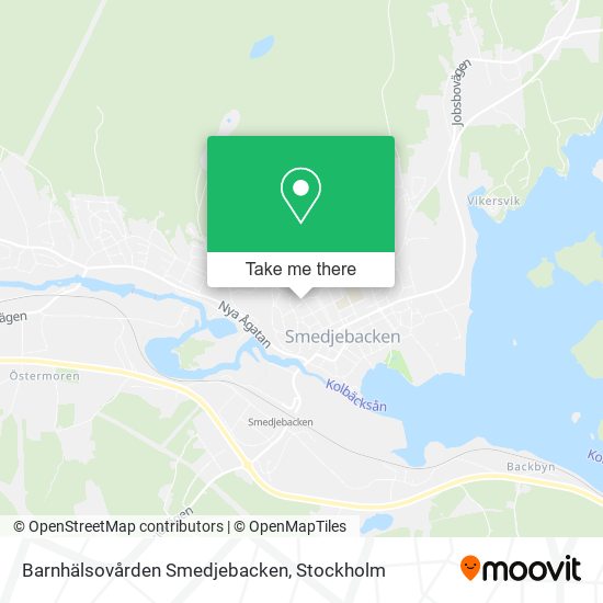 Barnhälsovården Smedjebacken map