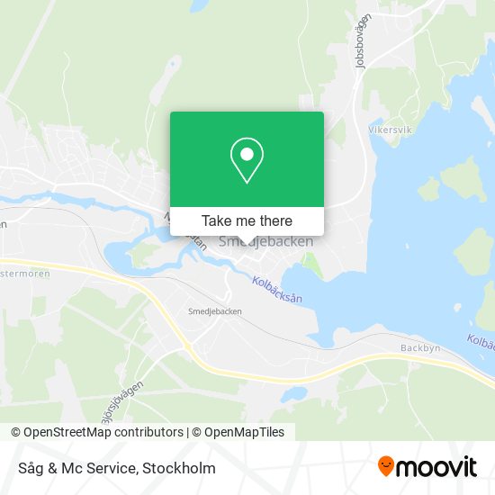 Såg & Mc Service map