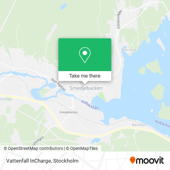 Vattenfall InCharge map