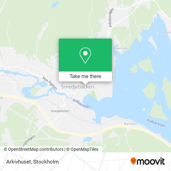 Arkivhuset map