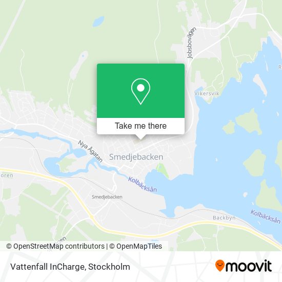 Vattenfall InCharge map