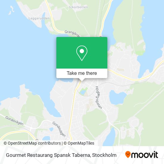 Gourmet Restaurang Spansk Taberna map