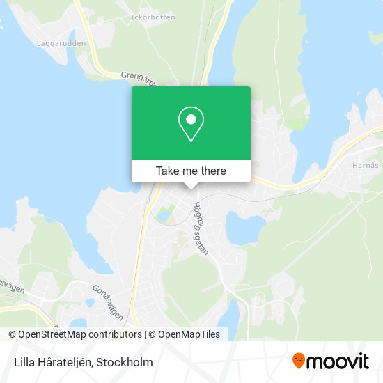 Lilla Hårateljén map