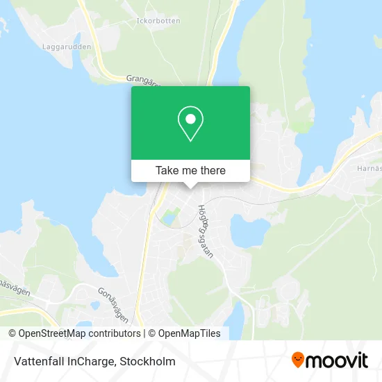 Vattenfall InCharge map