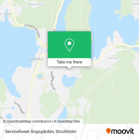 Servicehuset Ängsgården map