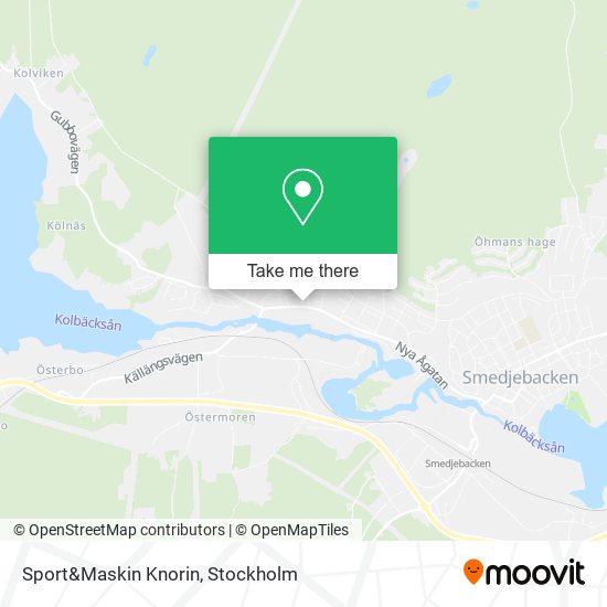 Sport&Maskin Knorin map