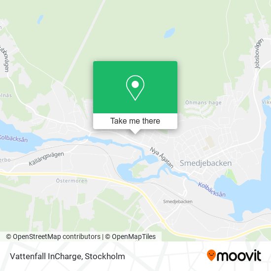 Vattenfall InCharge map