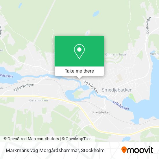 Markmans väg Morgårdshammar map