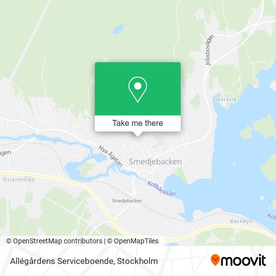 Allégårdens Serviceboende map