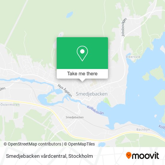 Smedjebacken vårdcentral map