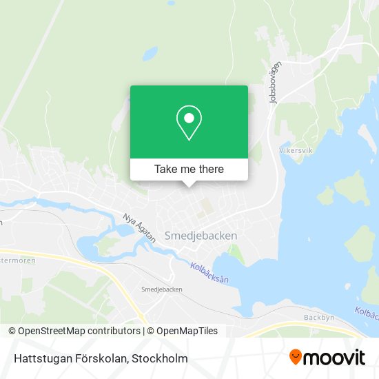 Hattstugan Förskolan map