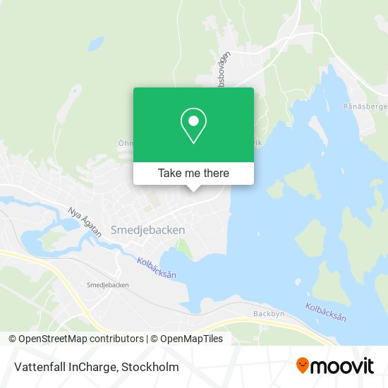 Vattenfall InCharge map