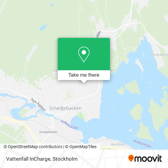 Vattenfall InCharge map