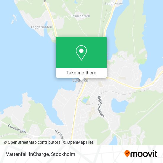 Vattenfall InCharge map