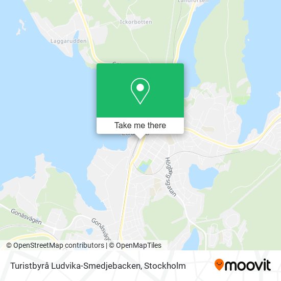 Turistbyrå Ludvika-Smedjebacken map