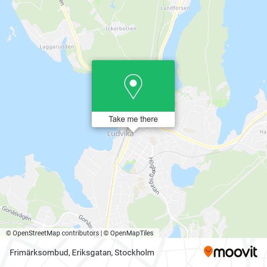 Frimärksombud, Eriksgatan map