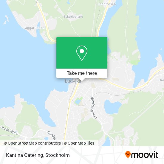 Kantina Catering map