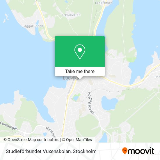 Studieförbundet Vuxenskolan map