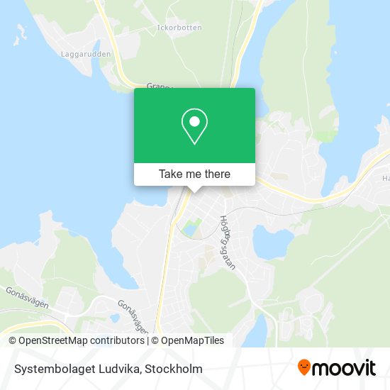 Systembolaget Ludvika map