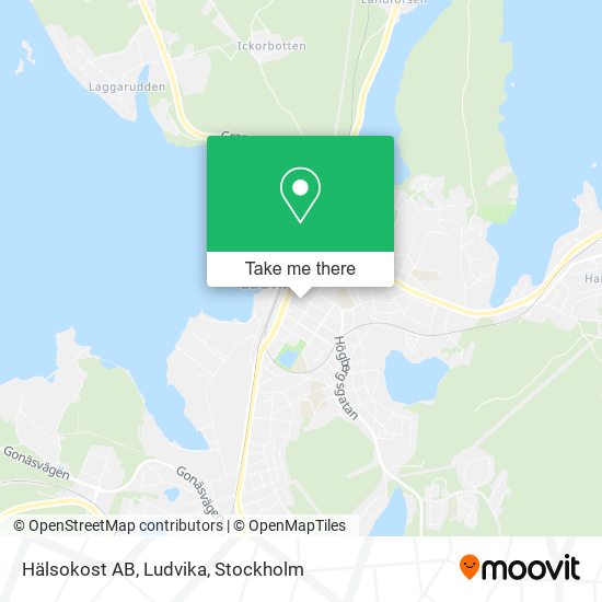Hälsokost AB, Ludvika map